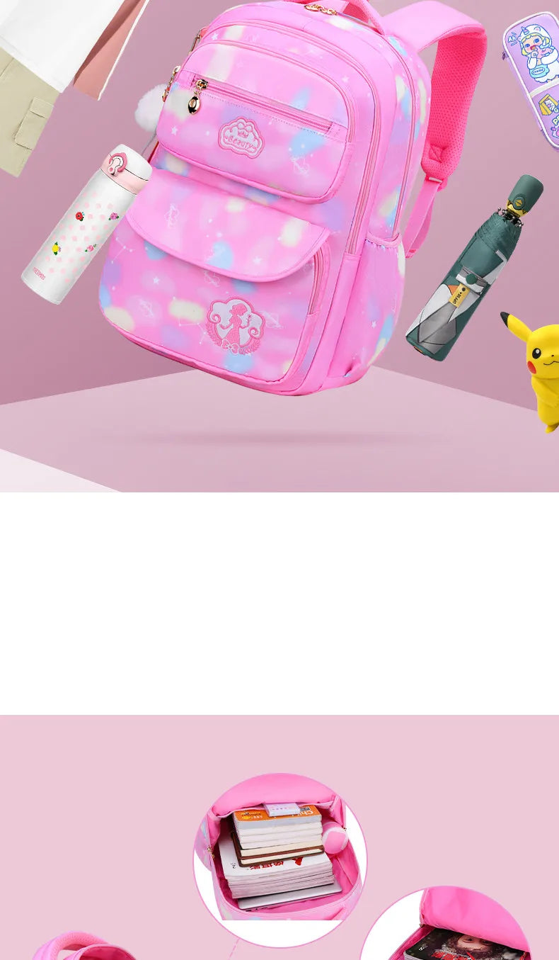 Backpack School Bag Girl Back Pack For Children Kid Child Teenager Female Class Schoolbag Primary Women Bagpack Teen Bookbag Kit