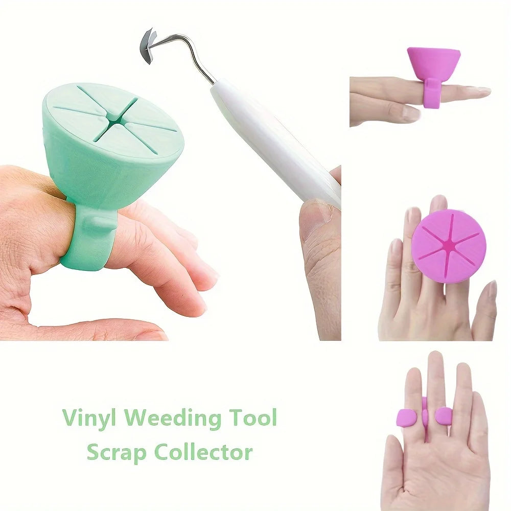 Finger Storage Box, Fragment Collector, Paper-Cut and Handicraft Tools, Nail Polish Bottle Holder, Silicone Products