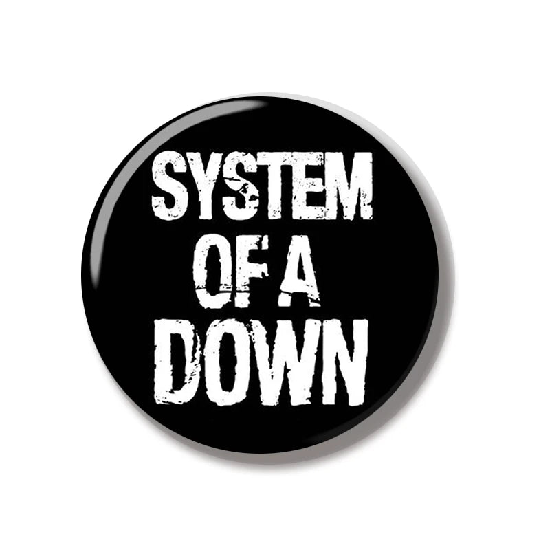44MM Soad system down Band Pin Soft Button Pin Jewelry Creative Badge Cartoon Brooch Lapel Pin Bag Backpack Hat Decoration