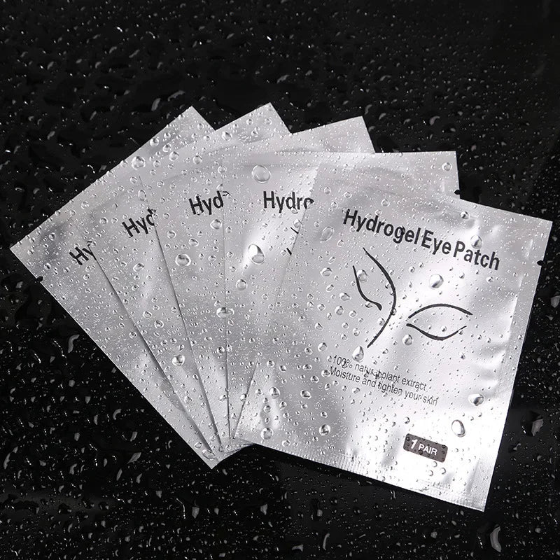 200 Pares de Pensos para Olhos, Almofadas de Isolamento, Adesivos de Hidrogel para Remoção, Juntas para Extensão de Pestanas, Ferramentas de Maquilhagem