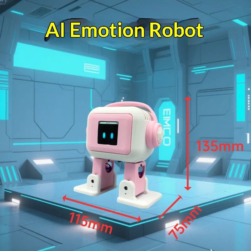Emo Robot Voice Recognition Pet Robot AI Communication Intelligent Robot Electronic Toys Desktop Companion Robot For Kids Gift