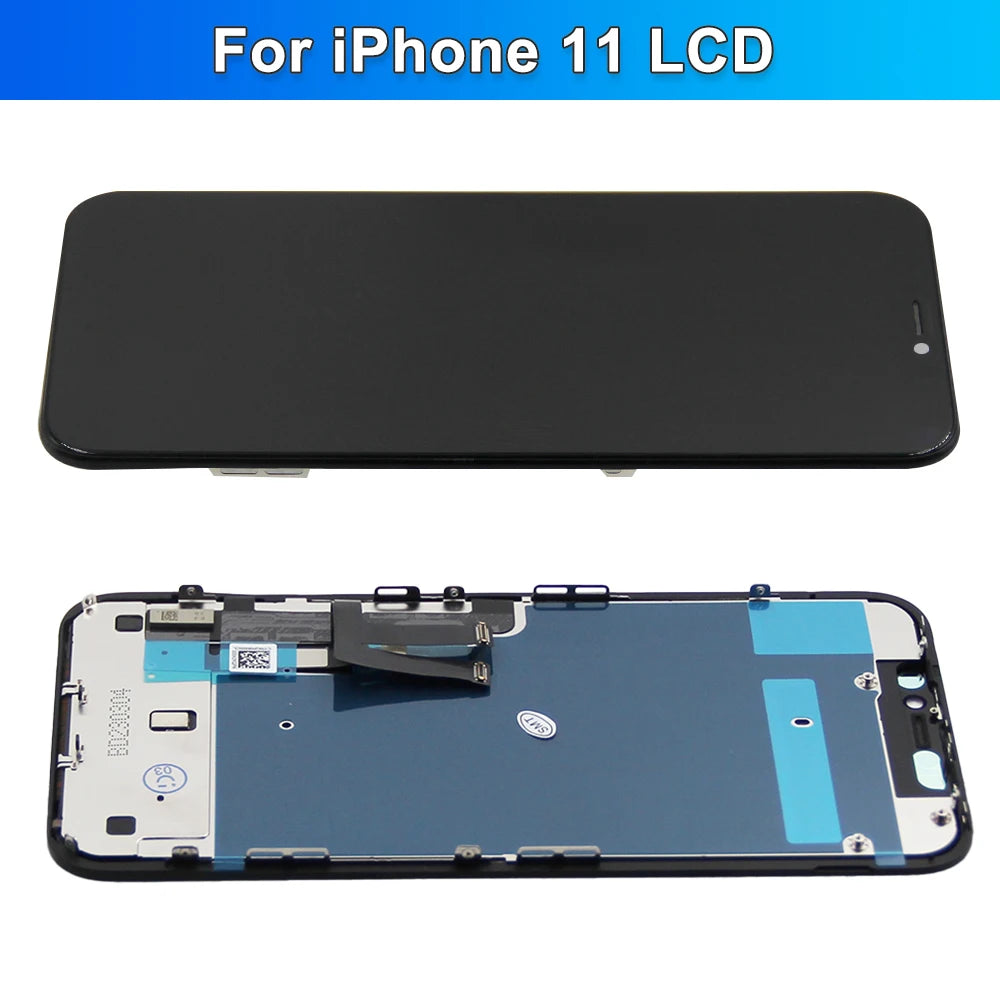 JK LCD Display Touch Screen Digitizer for iPhone X XR XS Max 11 12 13 Mini 14 15 16 Pro Max Compatible with For iPhone Models