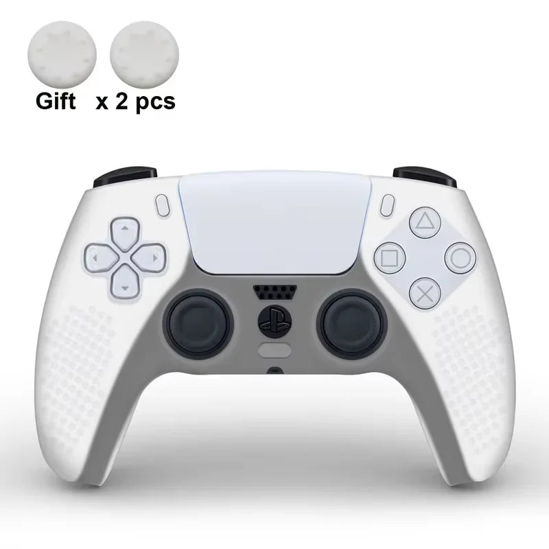 Protective Cover Skin for Playstation 5 Controller Anti-slip Silicone Case for PS5 Slim Gamepad Cover Thumb Grips Accessories