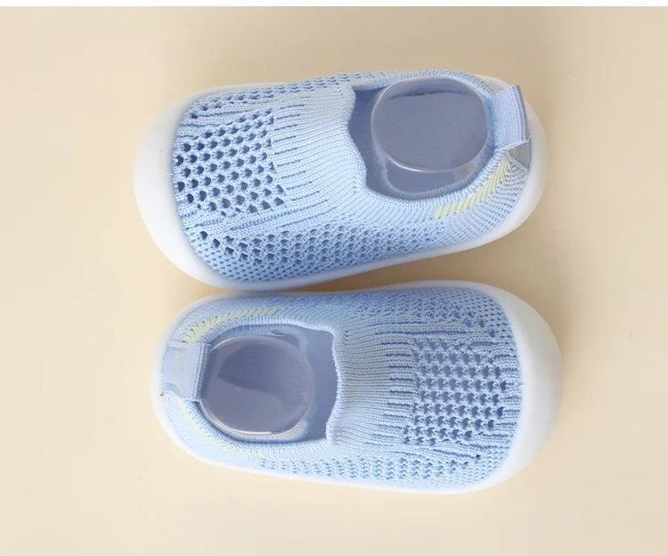 Baby Spring/Summer Soft Sole Socks Shoes Mesh Unisex Baby Anti Slip Floor Socks Children's 0-3T Lightweight Soft Walking Shoes