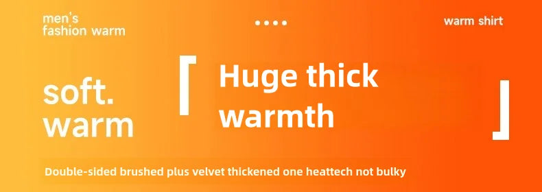 Men's Long-Sleeved Shirt Thickened Warm 7XL8XL Plus Size Autumn/Winter Casual No-Ironing Comfortable Double-Sided Fleece Top