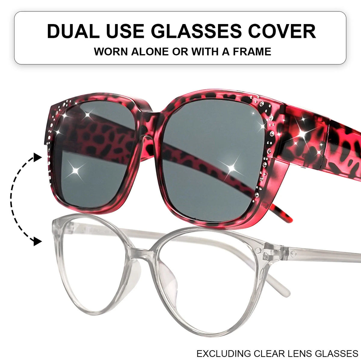 Oversized Square Fashion Sunglasses - Decorative Lenses for Fashion & Style, Stylish Eyewear, Elegant Eyewear Fashion Glasses