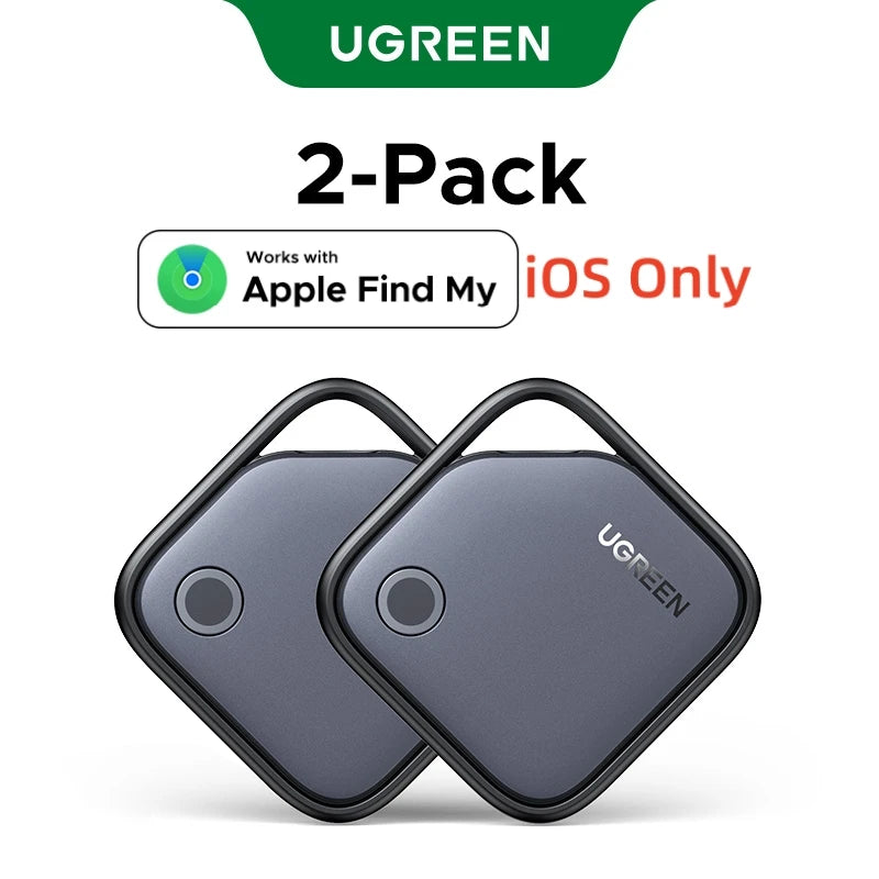 UGREEN Smart Tag Bluetooth Tracker, Keys Finder Item Locator SmartTag Up to 2 Year Battery For iPhone Apple Find My (only IOS)