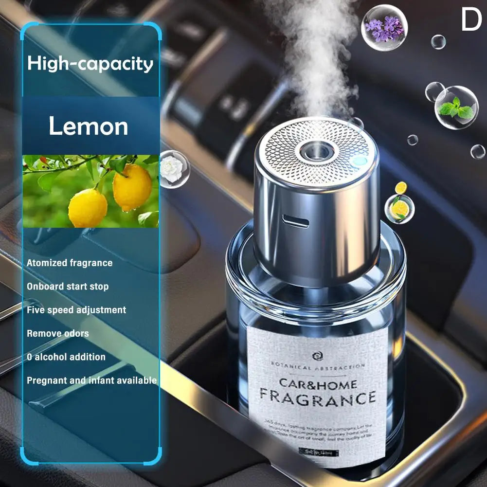 Car Mounted Intelligent Fragrance Spray Perfume Essential Oil Diffuser Humidifier Portable Car Bedside Fragrance Accessories
