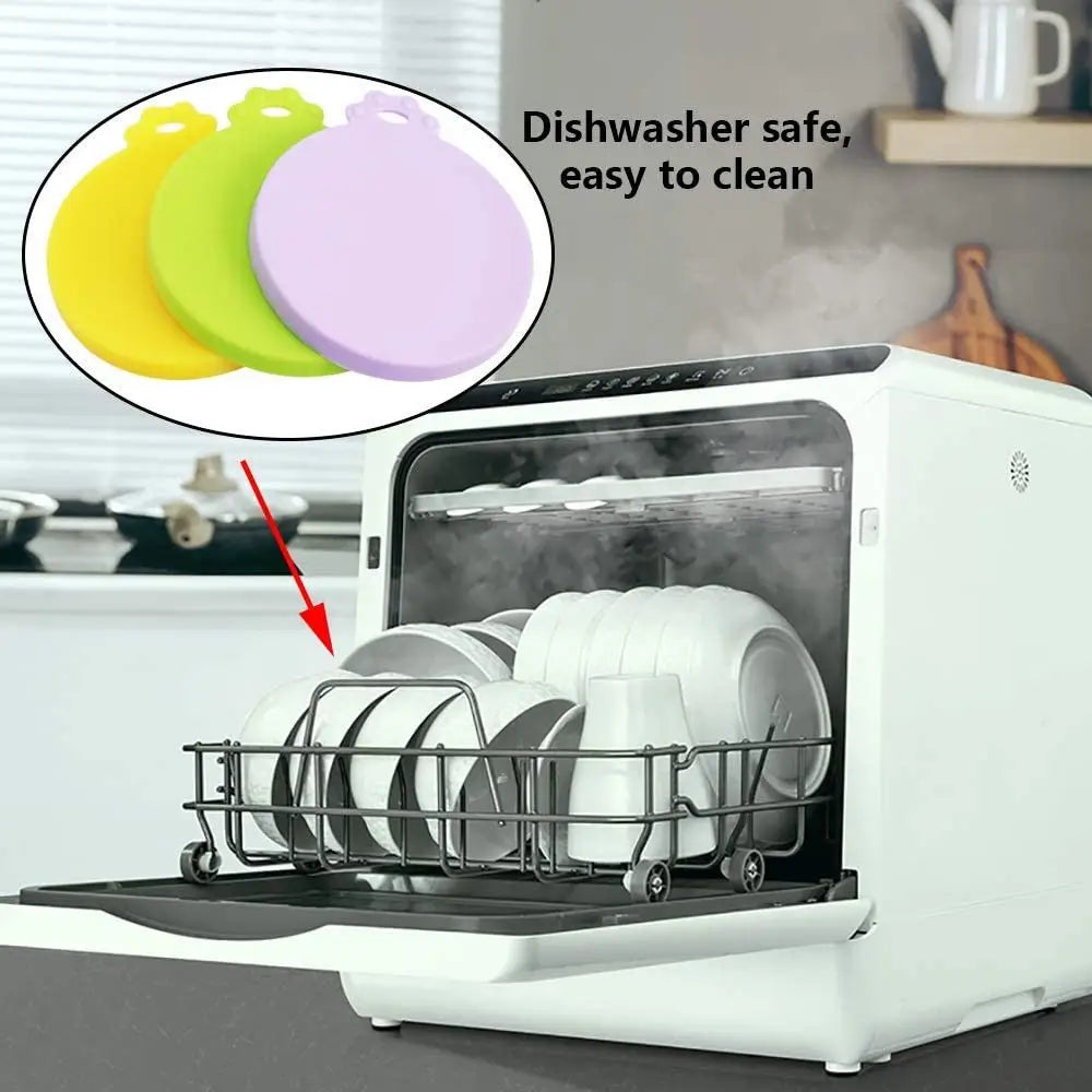 3 In 1 Silicone Canned Lid Reusable Food Tin Cover Keep Fresh Kitchen Organization Pet Supplies