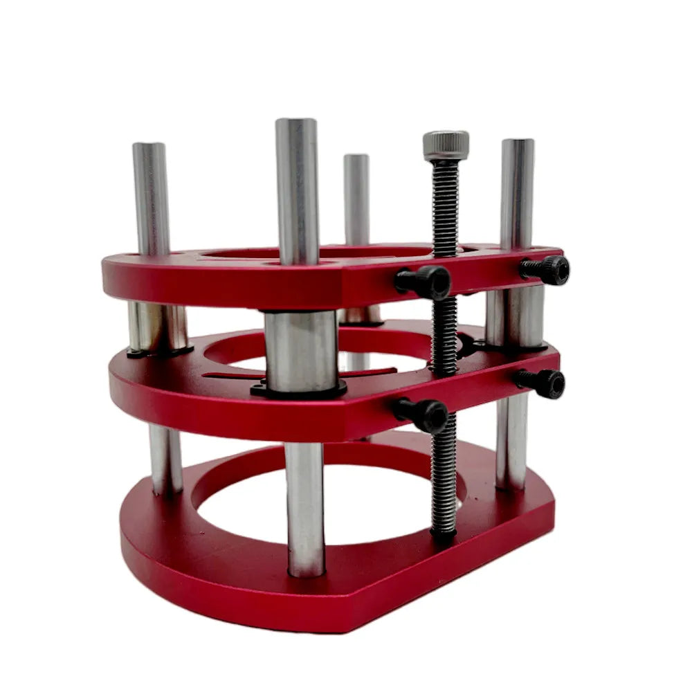 Precision Aluminum Router Lift Kit Hand Crank Router Plate Lifting System Woodworking Router Table Trimmer Engraving Machine