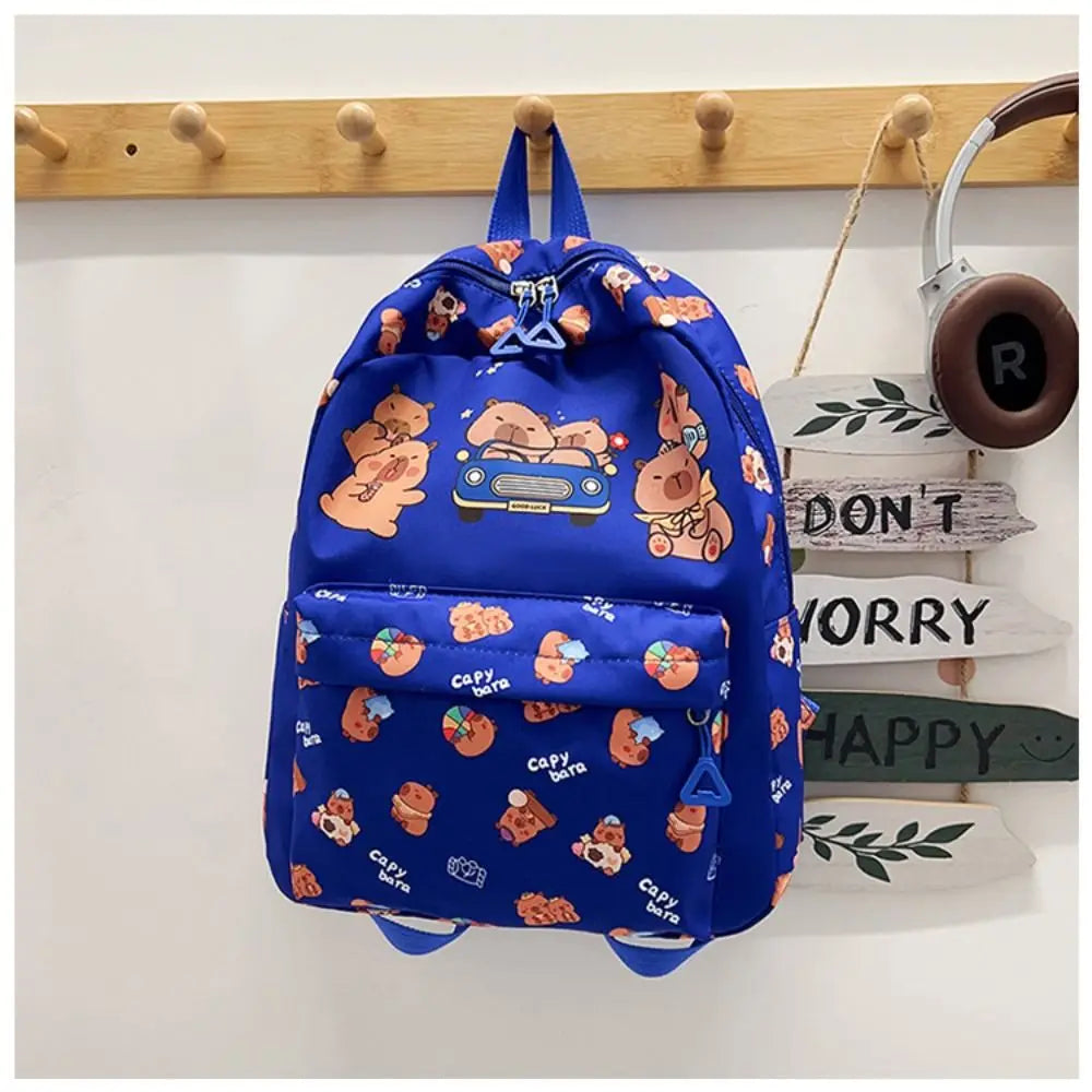 New Nylon Backpack Large Capacity Lightweight Shoulders Bag Alleviate Burden Waterproof Schoolbag Back To School
