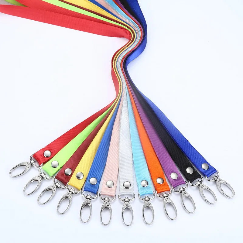 10 Pcs ID Card Rope Mobile Phone Lanyard Keys Gym Holder Fashion Personality Neck Strap USB Badge Lanyard Camera Rope