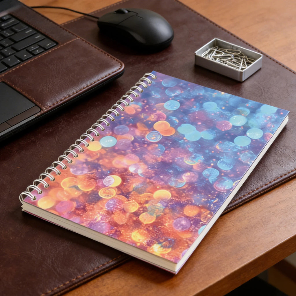 Double Sided Release Paper Notebook Binder with Thick Loose Leaf Sheets for Scrapbooking Sticker Organization Creative Planning