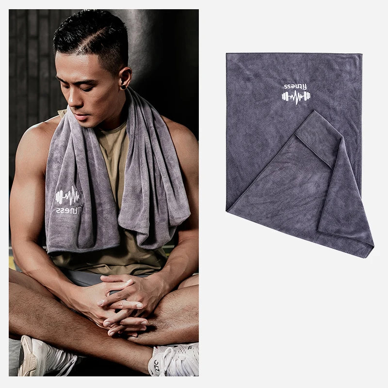 1 Piece Outdoor Sports and Fitness Quick Dry Towel / Sweat Absorbent Quick Dry Towel / Outdoor Hiking Towel / Yoga Fitness Towel