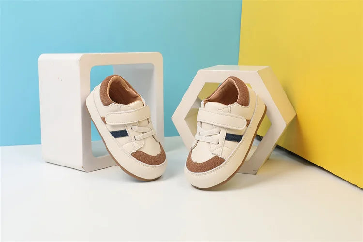 DIMI Spring/Autumn Baby Toddler Shoes Soft Breathable Microfiber Leather Infant Sneakers 0-3 Year Flat Walker Shoes