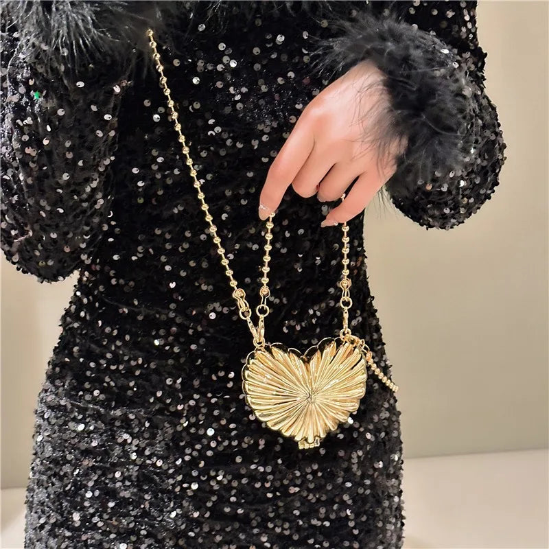 2025 Mini Women Acrylic Evening Bag Designer Luxury Gold Silver Handbags Purse for Wedding Party Chain Crossbody Shoulder Bag