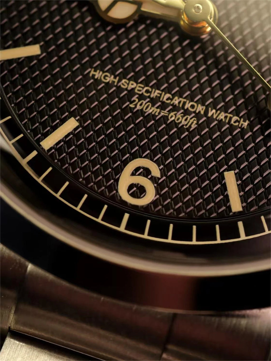 Hruodland 2025 36mm Classic Automatic Men Dress Watches PT5000 Mechanical Stainless Steel Bracelet Black Sport Wristwatch Male