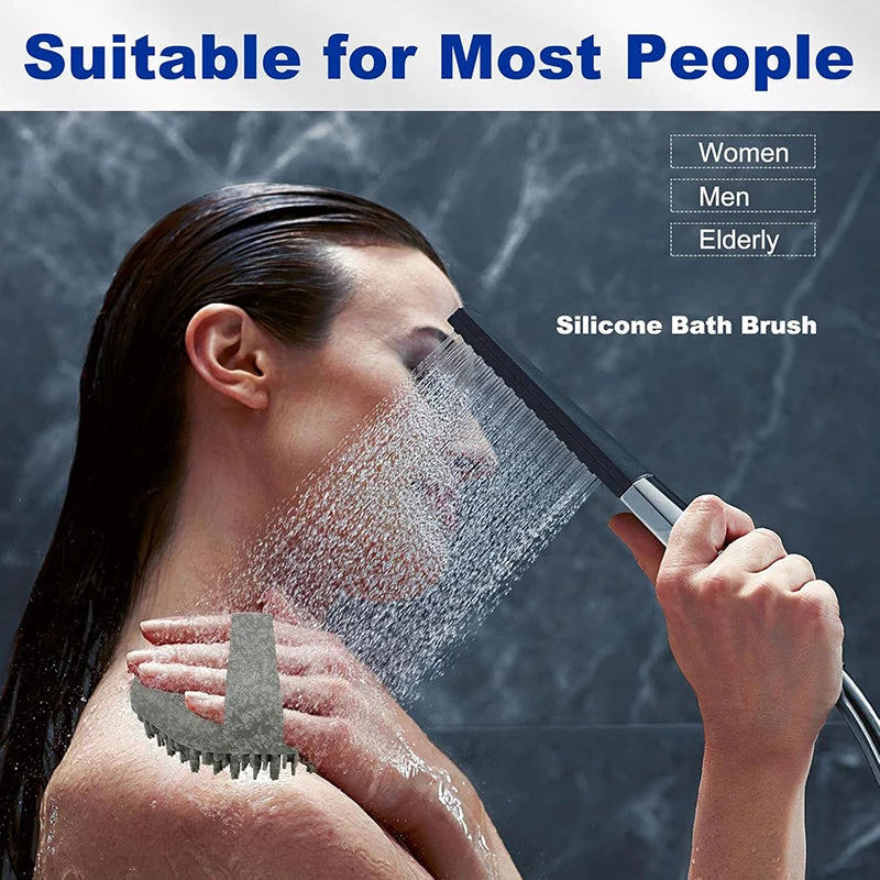 Silicone Body Scrubber Exfoliating Body Wash Scrubbers Exfoliator Shower Body Brush for Effective Showering Exfoliation