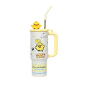 Rilakkuma Stainless Steel Tumbler Large Capacity Insulated Water Cup With Straw Cartoon Portable Travel Drinking Mug