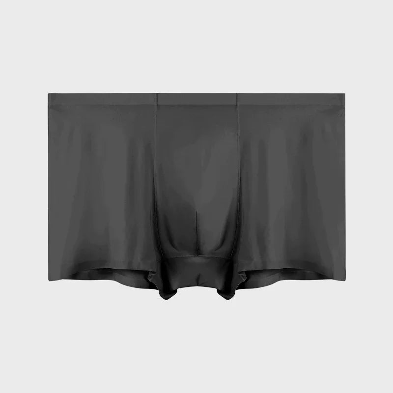 Men's Underwear Men's Wholesale Ice Silk Seamless Boxer Briefs Antibacterial Breathable Sports Summer Thin Comfortable Boxer