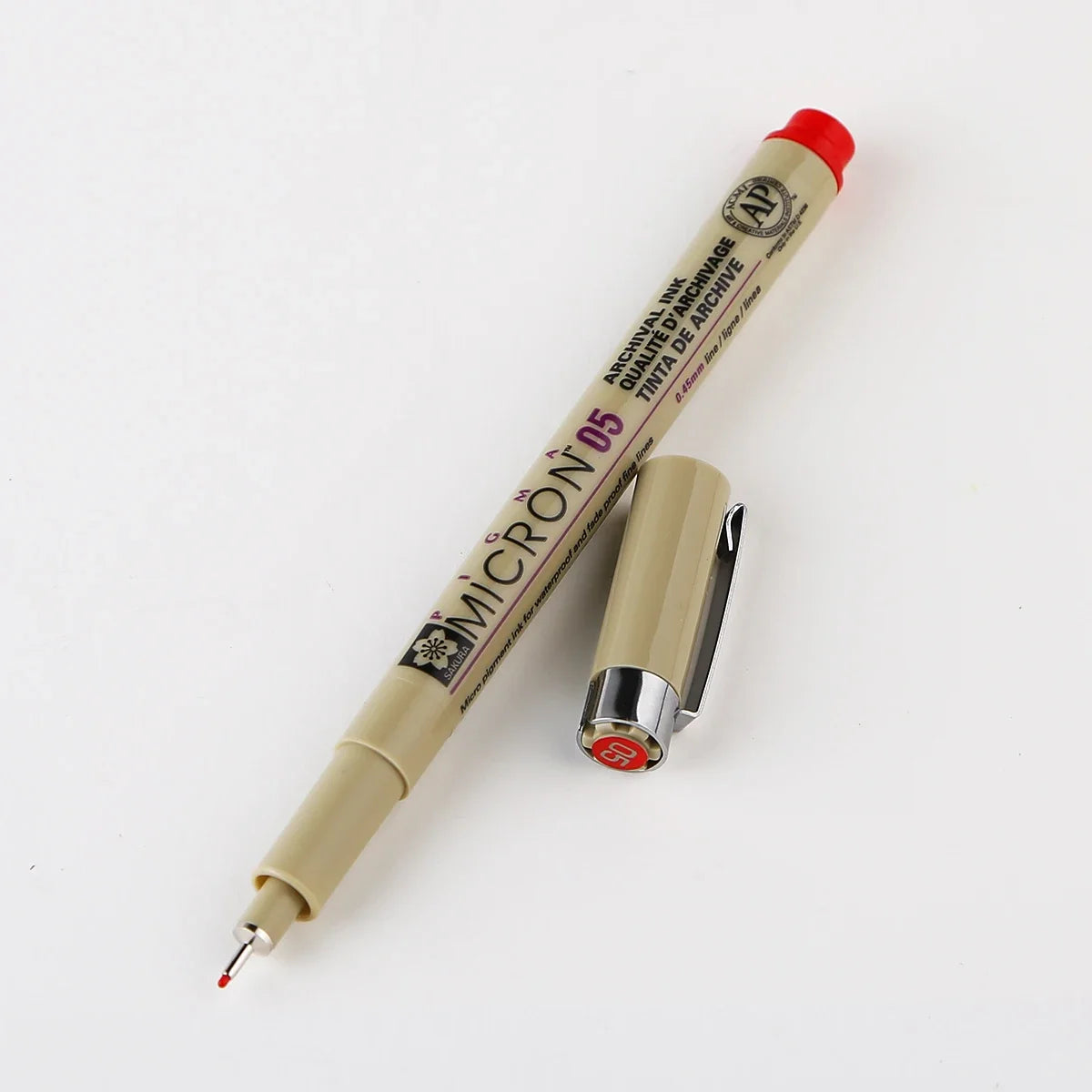 1pcs SAKURA Micron Pen 0.25mm 0.45mm Liner Marker Pen Watercolor Markers for Professional Drawing Sketch Manga Art Supplies