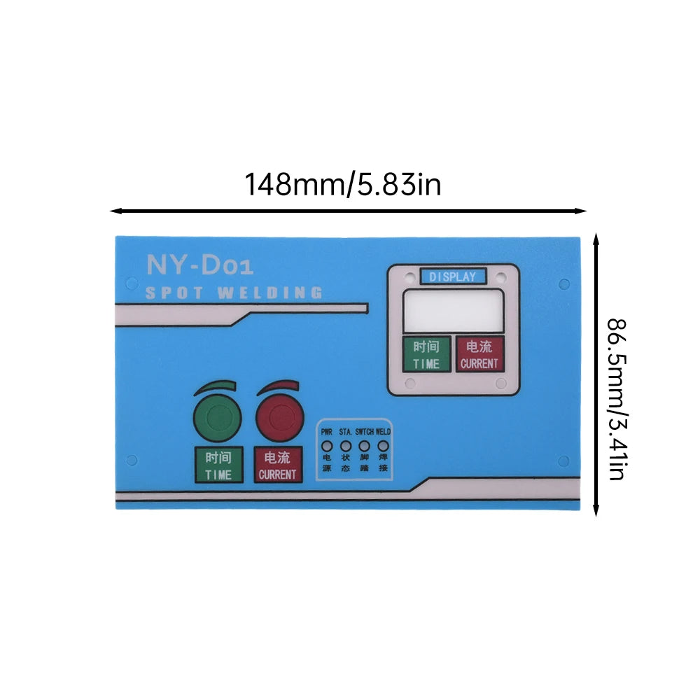 100A NY-D01 Spot Welder Control Board Kit Digital Display Spot Welding Machine Time And Current Control Module AC 110/220V