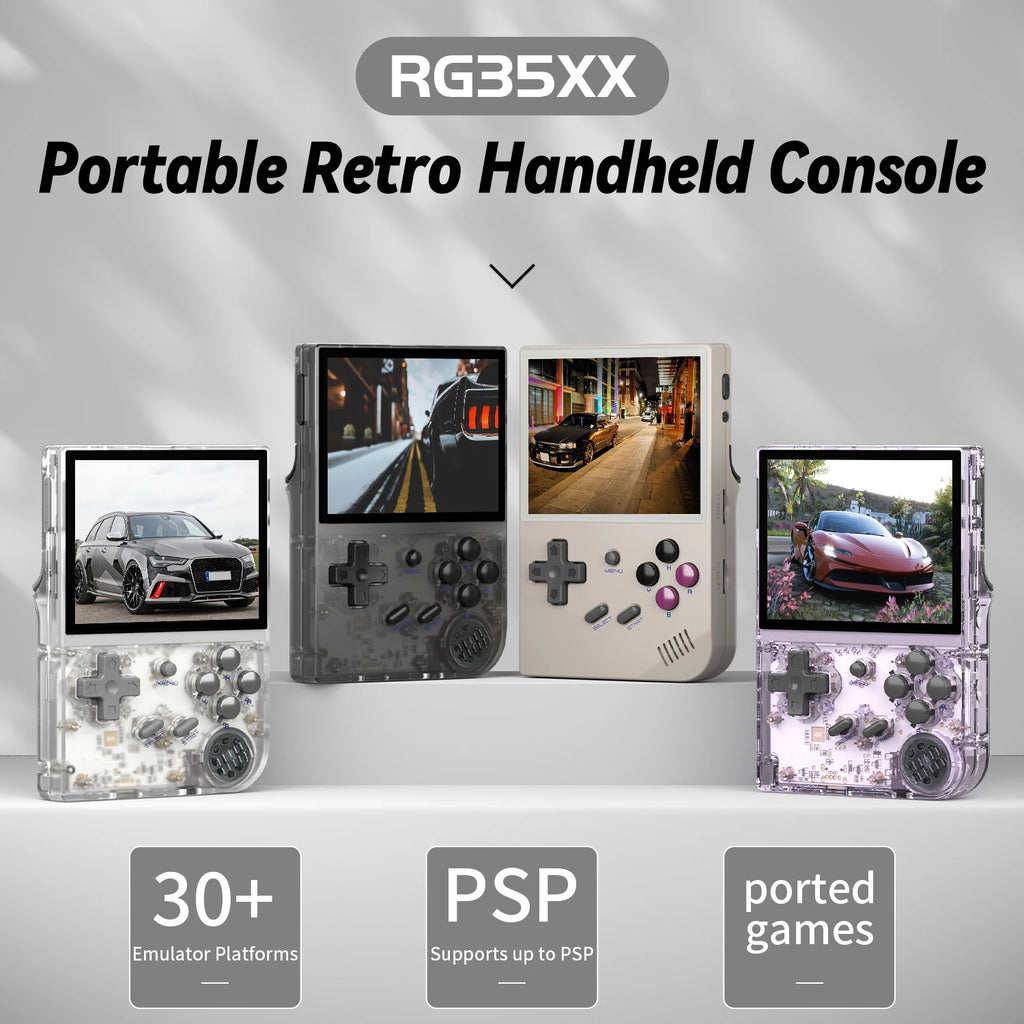 Anbernic RG35XX + H700 Retro Handheld Game Console 3.5'' IPS Screen HDM-I TV Output 2600mAh Linux Portable Pocket Video Player