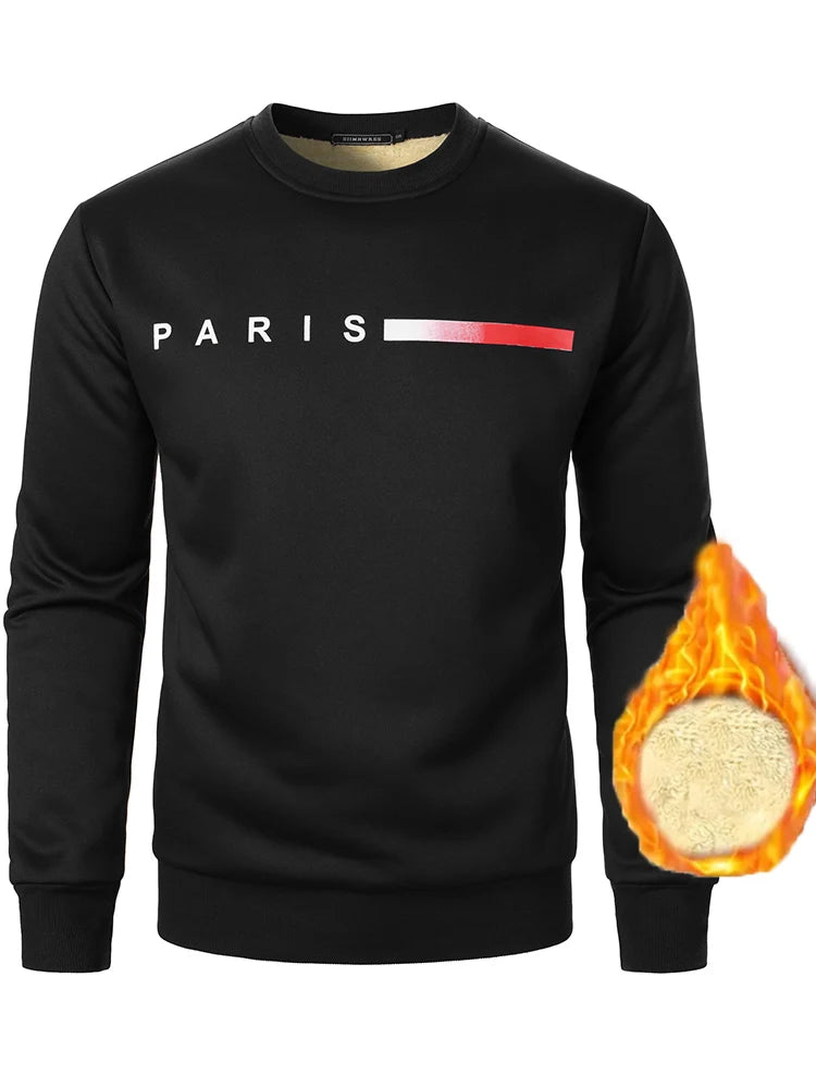 Cashmere round neck men's winter thick cashmere under a warm cashmere