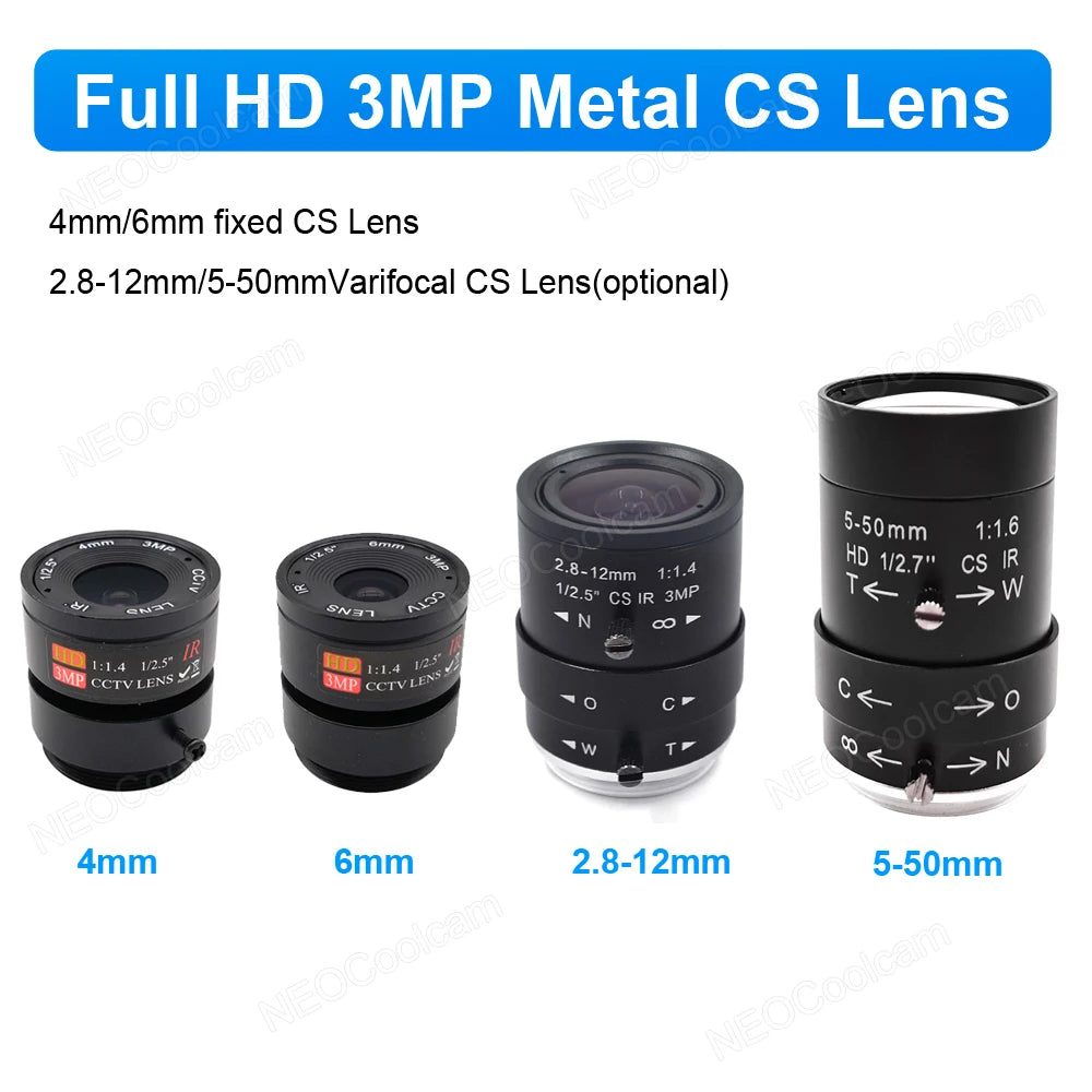 Industrial 4K 30fps CCD IMX415 HD USB Webcam 2K F5253 Sensor PC Video Usb Camera UVC OTG With 3MP 5-50mm Varifocal Zoom Lens