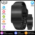 LIGE NO Screen Smart Wristbands With Heart Rate Sleep AI Health Monitor Report Smart Bracelet Incoming Call Notification Watches