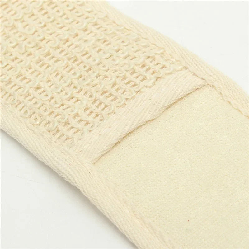 Long Strap Exfoliating Bath Sponge Soft Body Scrubber Washcloth Dead Skin Removal Tool For Shower Spa Daily Skin Care