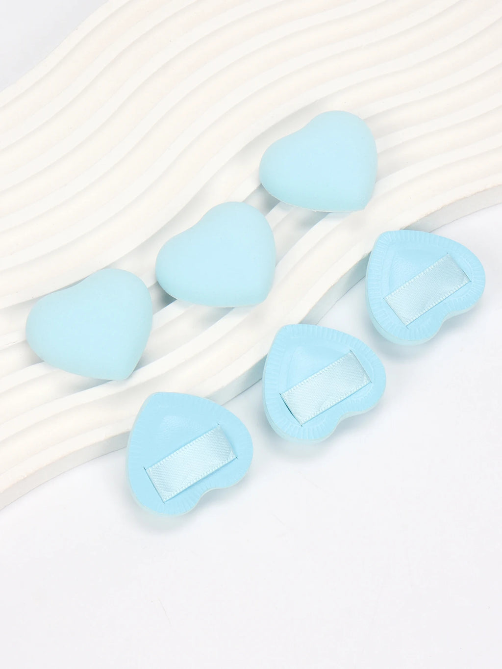 5/10/20Pcs Super Soft Cotton Candy Makeup Puff Necessary Wet Dry Use Air Cushion Powder Puff Multifunction Portable Makeup Sponge