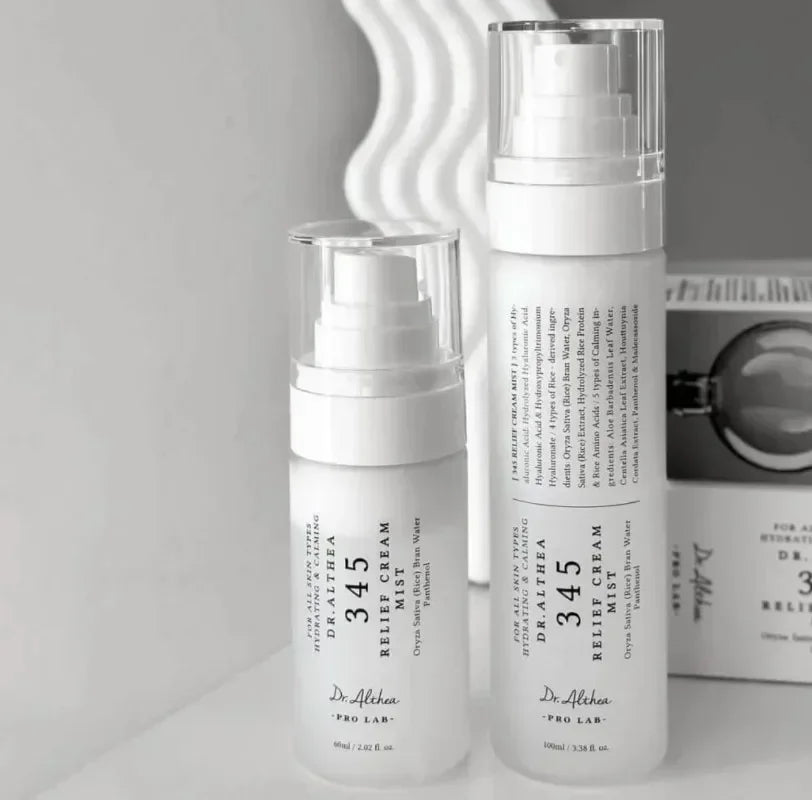 Dr.Althea 345 Relief Cream 60ML 100ML Antioxidant Shrink Pores Lightweight Lasting Serum Hydrating Smoothing Essence Mist 147