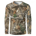 Summer Men's T-Shirt Camouflage Hunting T Shirt 3D Print Men's Clothing Long Sleeve Tops Man T Shirt Casual Clothes Men T-Shirt
