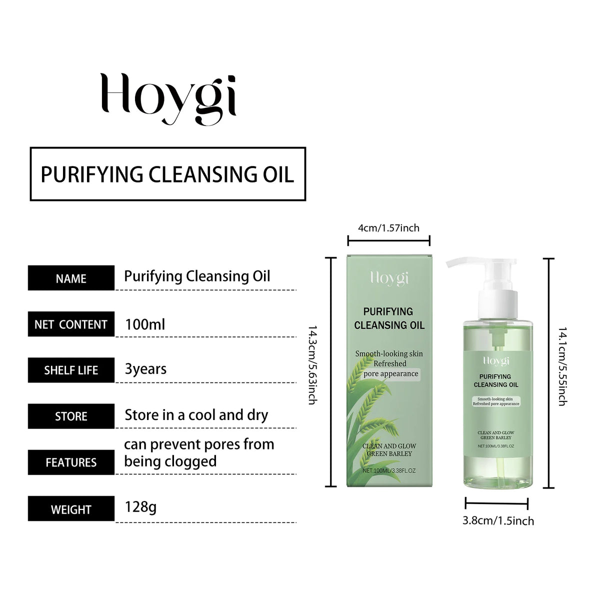 Makeup Removal Oil Non-Greasy Cleanse Purifying Pores Moisturizing Refresher Non Irritating Facial Makeup Remover Cleansing Oil