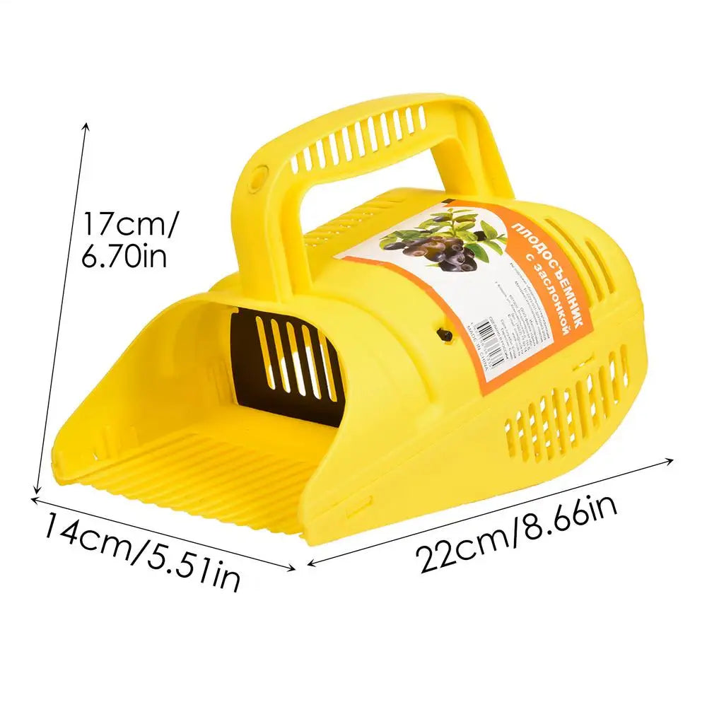 Portable Berry Picker Ergonomic Berry Pick Rake Plastic Handle Picking Tool Blueberry Collection Harvester with Ergonomic Handle