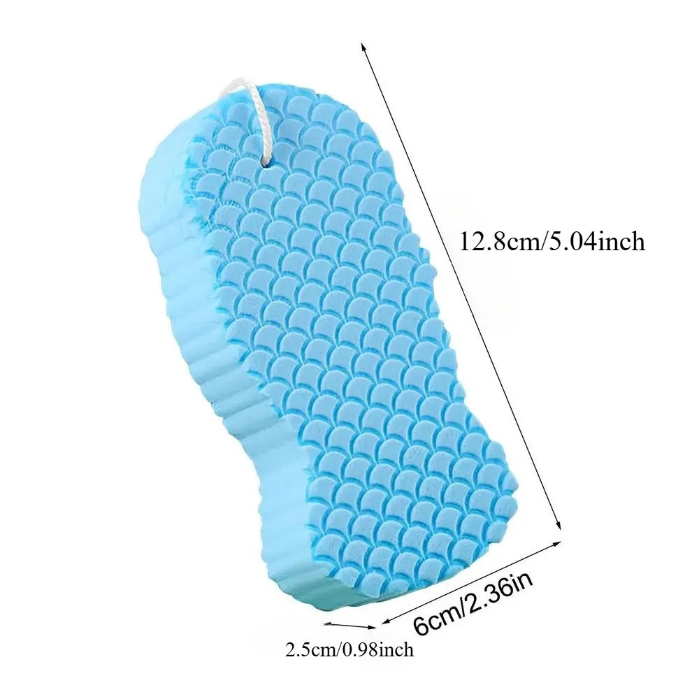 Bath Sponge Exfoliating Bath Scrubbing Sponges  Body Washcloth Skin Scrubber Relax Exfoliating Skincare Shower Scrubbing Tool