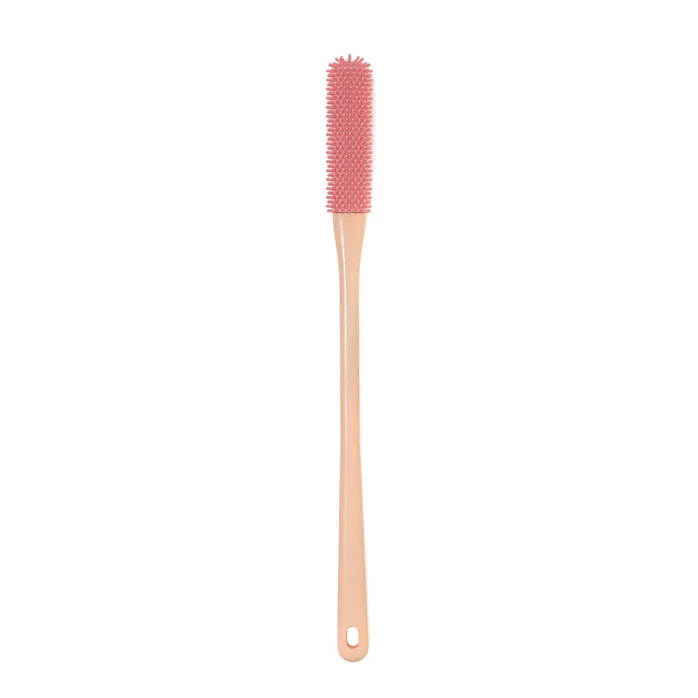 1pc Long Handle Toe Brush Manual Foot Care Scrubber Portable Shower Foot Brush for Toe Cleaning Elderly Foot Care Tool