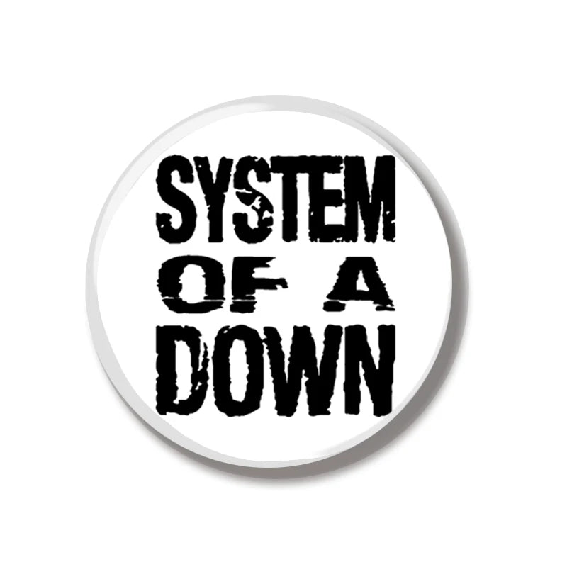 44MM Soad system down Band Pin Soft Button Pin Jewelry Creative Badge Cartoon Brooch Lapel Pin Bag Backpack Hat Decoration