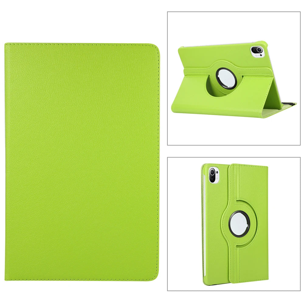 360 Degree Rotating Case For Xiaomi RedMi Pad 2 SE 11 10.61"Stand Cover Xiaomi pad 5 6 11 Pad 7 Pro 11.2 PU Leather Tablet Cases
