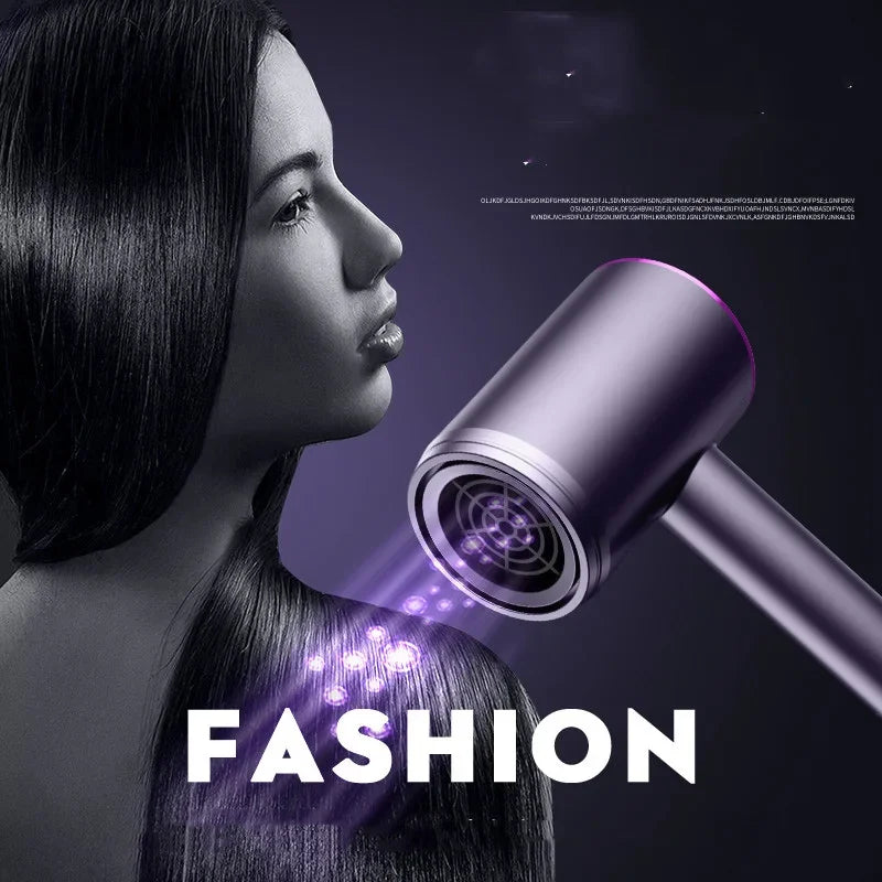 High-speed electric turbine air blower Low noise constant temperature fast drying portable negative ion hair dryer hair dryer