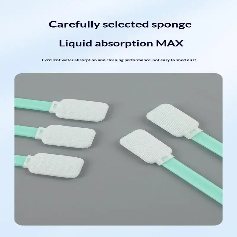 100PCS Cleaning Tool Dust-free Cloth Swabs Cotton Swabs Inkjet Head Wipes And Screen Cleaning Sticks For Printers