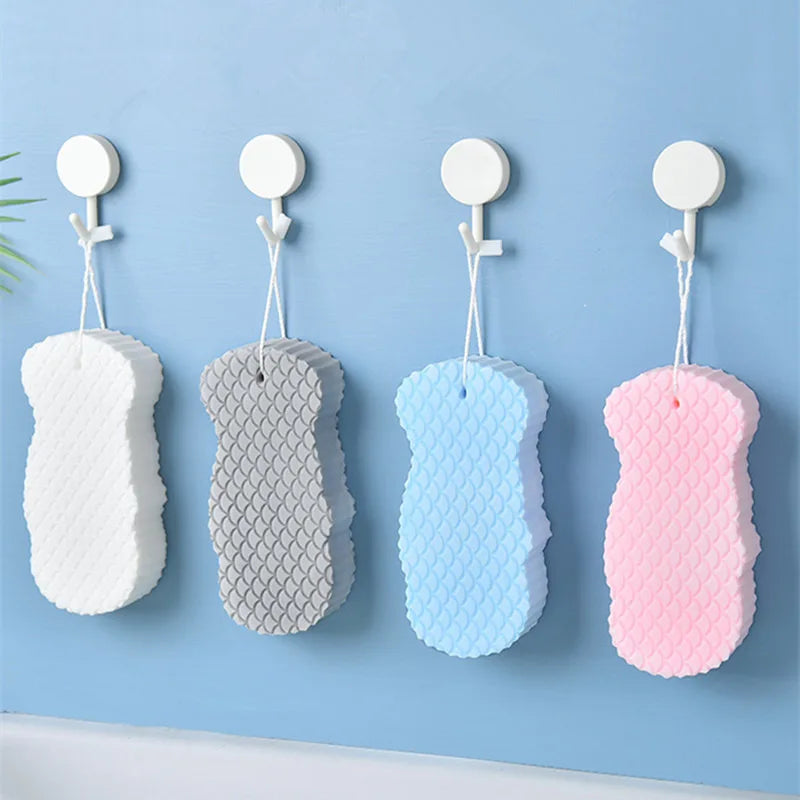 Household 3D Magic Exfoliating Sponge Children's Bath Sponge Body Peeling Dead Skin Exfoliating Massager Cleaning Bath Brush