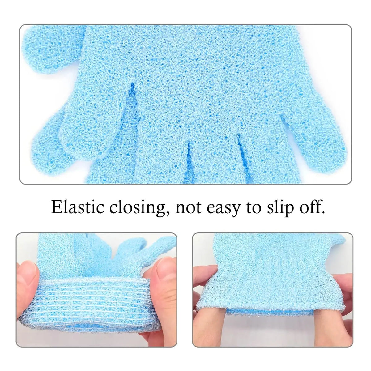 Exfoliating Gloves Bath Sponge Body Dead Skin Remover Bathroom Shower Brush Massager Scrub Exfoliator Magic Bathing Tools