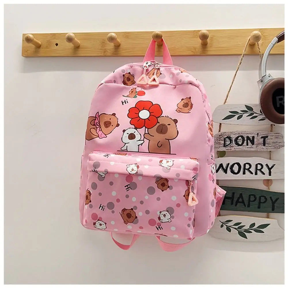 New Nylon Backpack Large Capacity Lightweight Shoulders Bag Alleviate Burden Waterproof Schoolbag Back To School