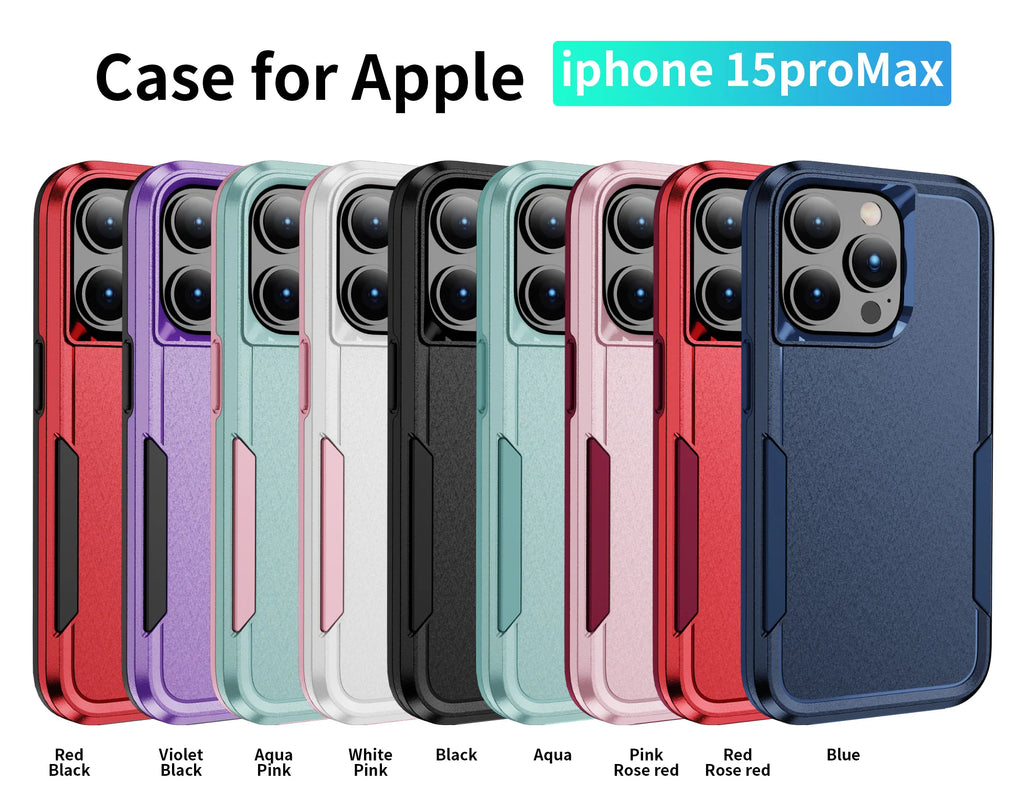 Case For iPhone 16 15 14 13 12 11 Pro Max X XS XR 8 7 Plus Heavy Duty Shockproof Anti-Scratch Rugged Protective with Full Cover