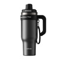 Ceramic Inner Insulated Tumbler Cold Large Water Bottle Car Cup  with Handle Straw Multipurpose Fitness