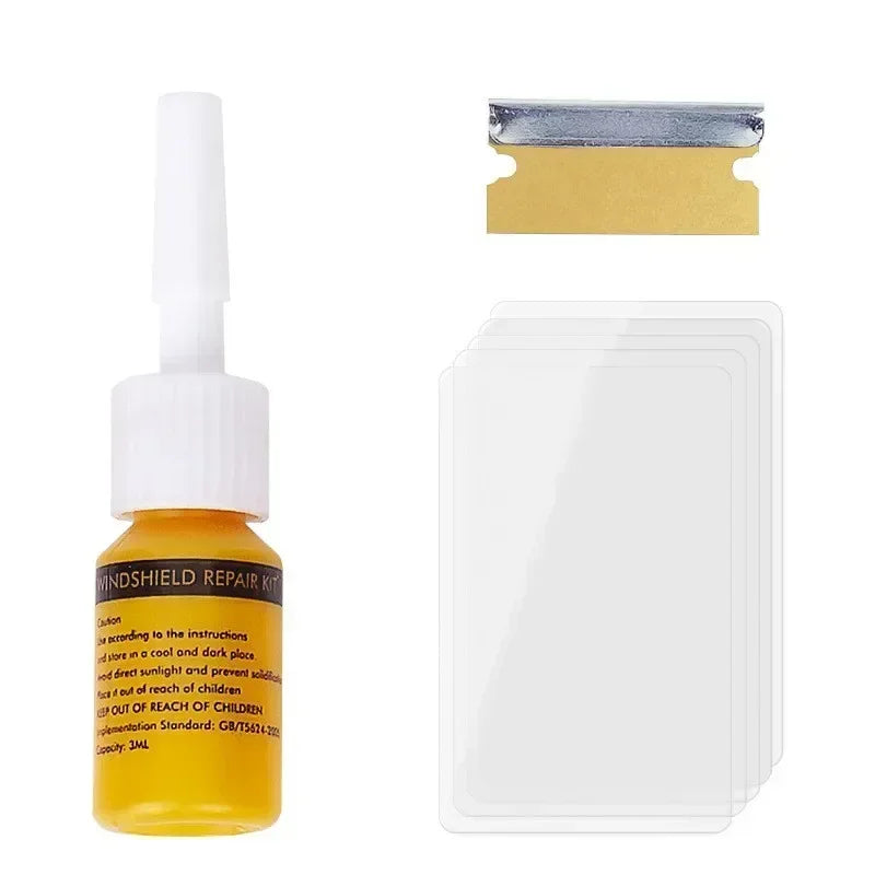 Car Glass Scratch Repair Fluid Agent Set Windscreen Window Glass Nano Scratch Crack CrackResin Repair Agent Tools