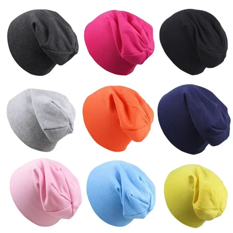 Kids Knitted Beanie Hat  0M-4Y Solid Color Warm Windproof  Spring Autumn Hip Hop Accessories for Boys Girls Outdoor