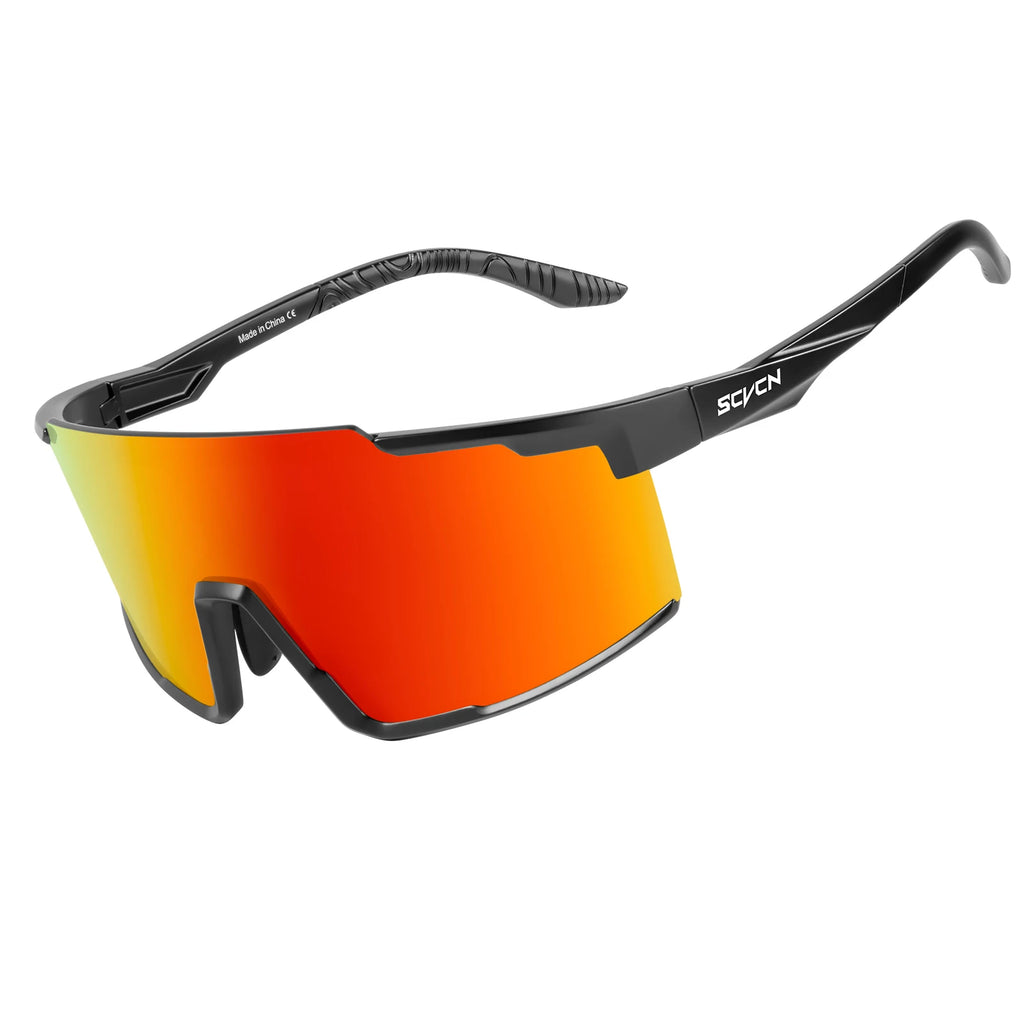SCVCN MTB Road Bike Sunglasses Sports Glasses Men Women Riding Windproof Goggles UV400 Protection Outdoor Hikng Riding Glasses